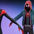Spider Man Miles Morales Two Distinct Costumes 3d model