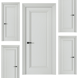 Modern Minimalist Room Door Simple Door 3d model