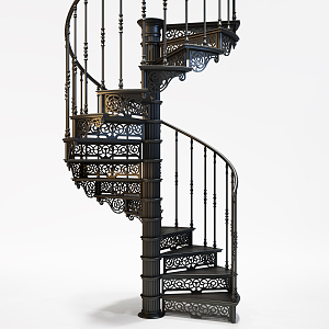 Jane Europe revolving staircase 3d model