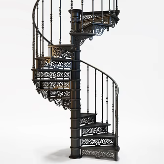 Jane Europe revolving staircase 3d model
