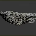 Intricate Stone Sculpture Carving With Porous Surface And Artistic Hollow Patterns