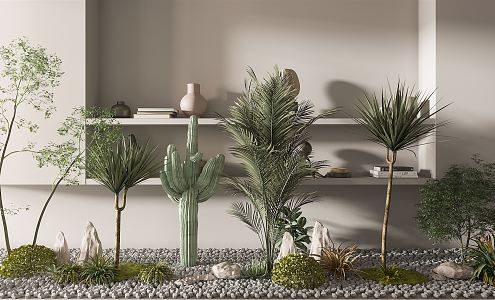 Modern Plant Heap 3d model