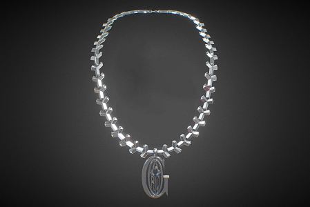 Modern Necklace 3d model