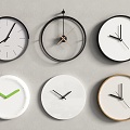 Modern clock clock wall clock 3d model