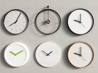 Modern clock wall clock 3d model