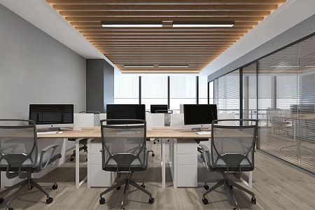 Modern Public Office Area Seminar Room 3d model