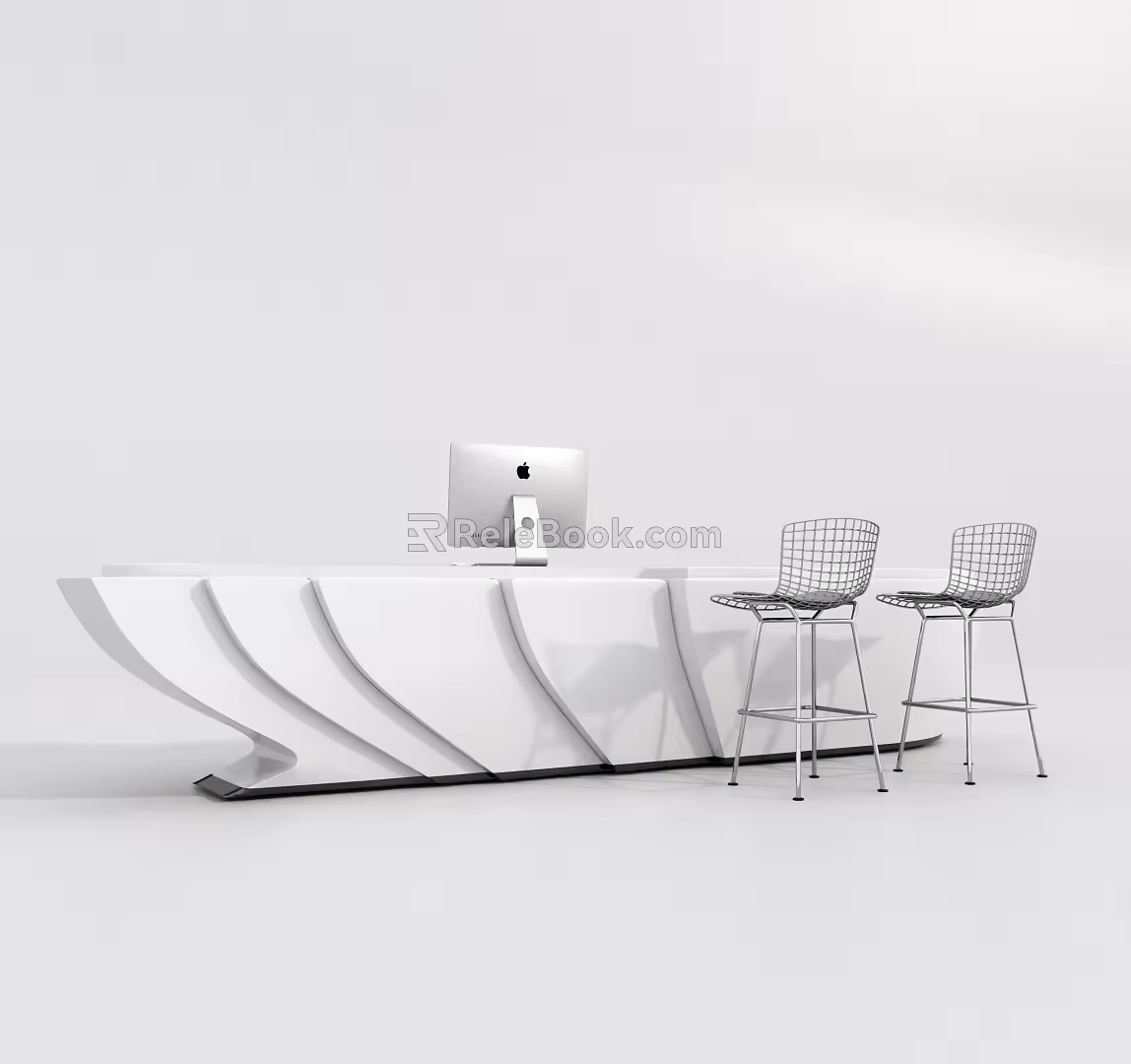 Reception Desk 3d model