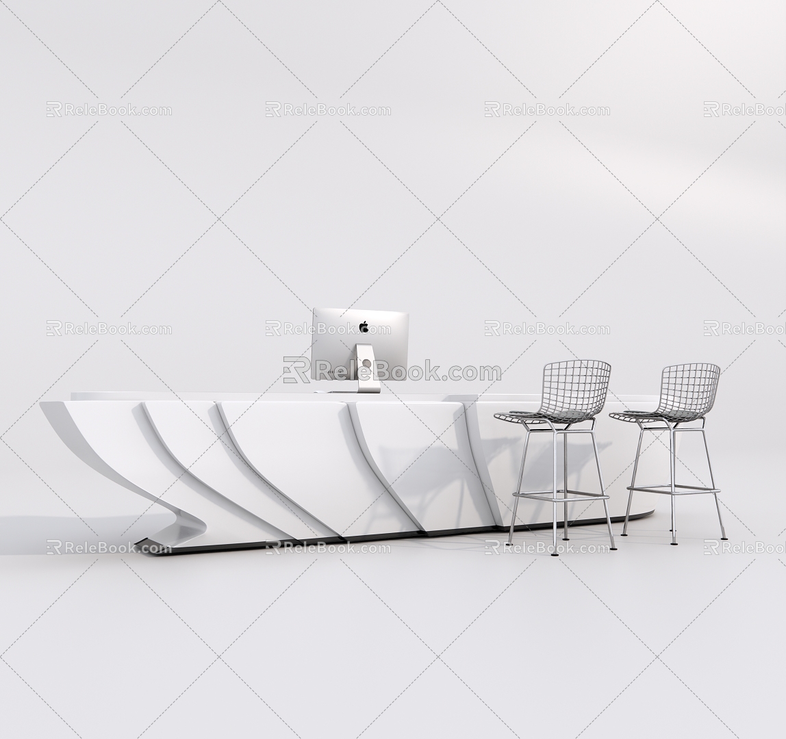 Reception Desk 3d model