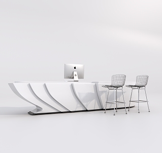 Reception Desk 3d model