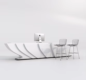 Reception Desk 3d model