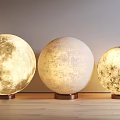 Modern Moon Floor Lamp 3d model