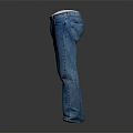 Classic Blue Straight Leg Jeans Comfortable Stylish Casual Everyday Wear For Men Women