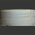 Round Layered Cake With Spiral Cream Top And Smooth Textured Layers