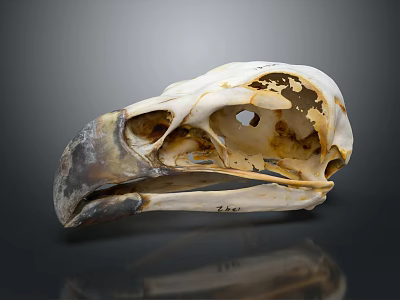 Durable Medical Anatomical Model Bird Skull with Detailed Structure and Quality Material 3d model