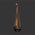 Modern Sailing Cartoon Sailing 3d model