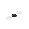 Modern Minimalist Round Ceiling Lights in Black and White with LED Lighting 3d model