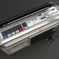 Vintage Radio Cassette Player with FM AM Radio Cassette Deck Large Speaker and Control Buttons