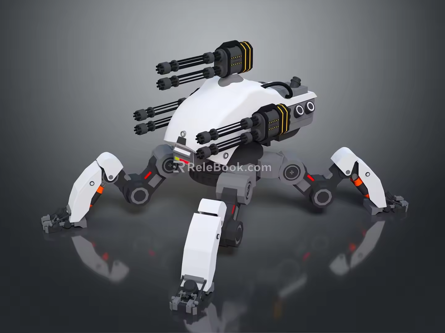 Mech Warrior Mech Soldier Machine Battlearm Mechanical Battlearm Machine Fighter Robot 3d model