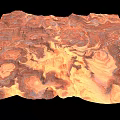 Colorful Eroded Terrain With Layered Geological Formations And Natural Texture