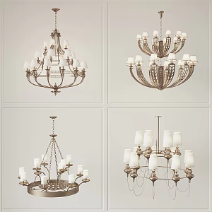 American chandelier 3d model