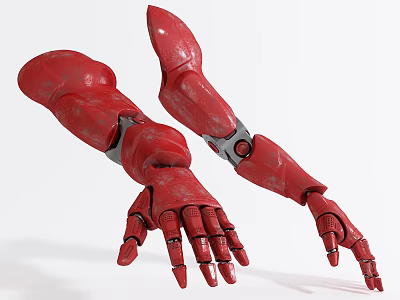 modern mechanical arm mechanical arm 3d model
