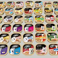 Cute Puppy Themed Pet Food Can Shaped Decorative Hanging Ornaments With Various Styles