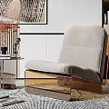 Modern single sofa single chair side several combination 3d model
