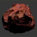 Dried Red Chili Pepper With Vibrant Red Color And Wrinkled Texture On Dark Background