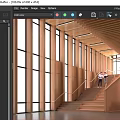 Library 3d model