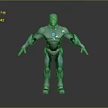 Iron Man Mech Warrior Machine Battlearm Mechanical Battlearm Machine Warrior Fighting Robot Games Robot 3d model
