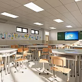 Little Coat Science Research Classroom 3d model