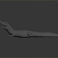 Crocodile Alligator Nile Crocodile carnivore reptile cold-blooded animal reptile 3d model