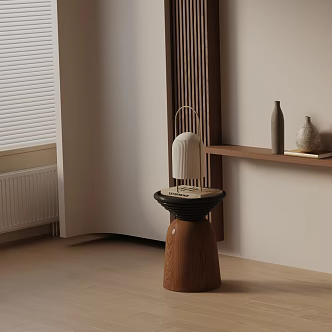 Modern Bedside Cabinet 3d model
