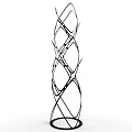 Modern Floor Lamps with Interlaced Geometric Lines for Home Living Room Decor