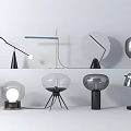 Modern table lamp 3d model