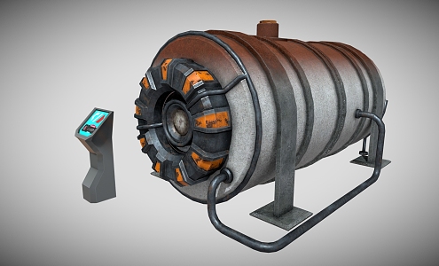 Sci-fi Tank Sci-fi Canned Sci-fi Equipment Controller Bomb 3d model