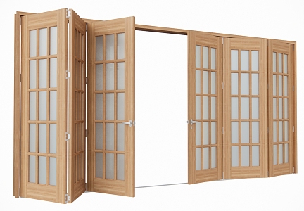 modern folding door 3d model