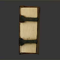 Intricate Carved Antique Book Cover With Leather Material And Metal Clasps