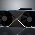 High Performance Graphics Card With Dual Fans And Metal Frame Design