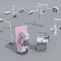 Advanced Medical Devices Including Surgical Lights X-ray Machine And Monitors For Hospital Use