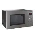 Bosch Stainless Steel Microwave With Digital Display Control Panel Buttons And Knob