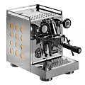 Smart Espresso Machine With Stainless Steel Body And Coffee Brewing Control Panel