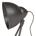 Modern Black Floor Lamp With Adjustable Metal Stand And Classic Design For Living Room