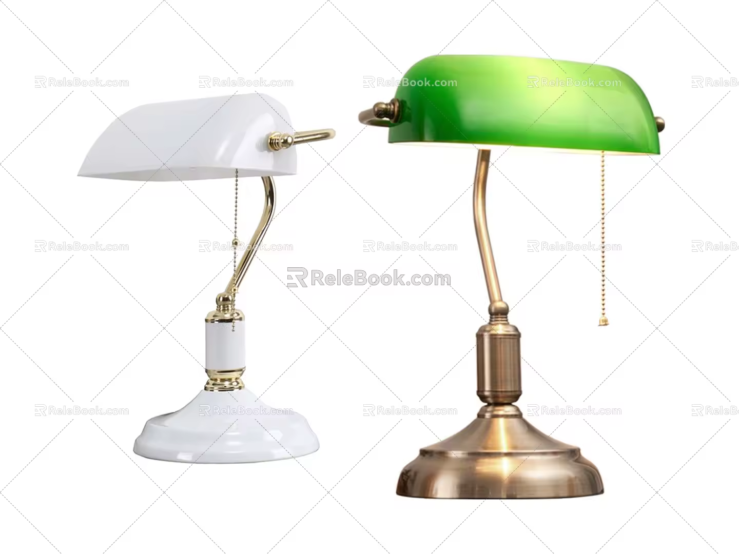 American Table Lamp Republic of China Table Lamp 3d model