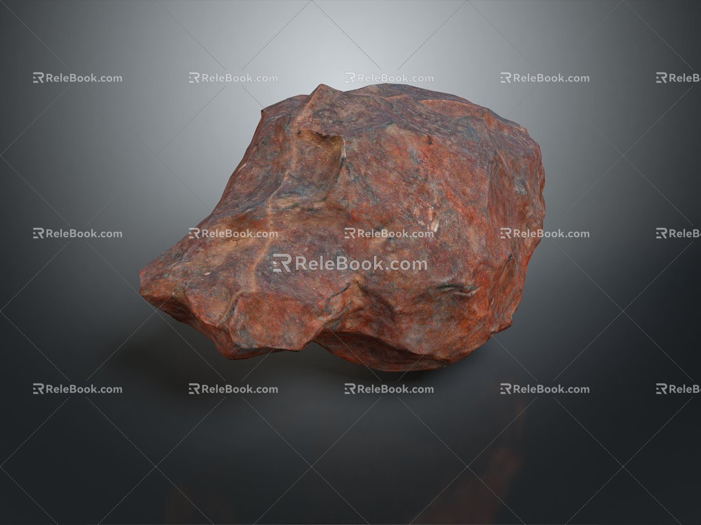 ore stone rock stone 3d model