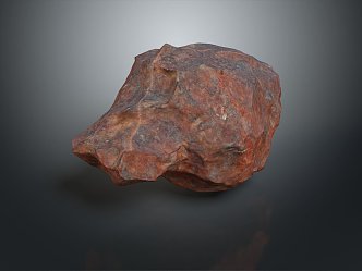 ore stone rock stone 3d model