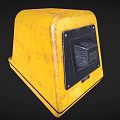 Modern old computer terminal 3d model