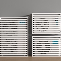 Air conditioning air conditioning outside air conditioning outside hood central air conditioning louver grille 3d model