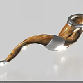 Handmade Musical Instruments and Artistic Painting Supplies Including Brushes and Paints