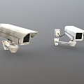 Projection Monitoring Security Cameras With Weatherproof Housing And Adjustable Mounts For Surveillance
